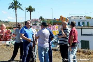 Muestra de ganado de las fiestas del patrono de Telde (Foto  Francisco Javier Santana)